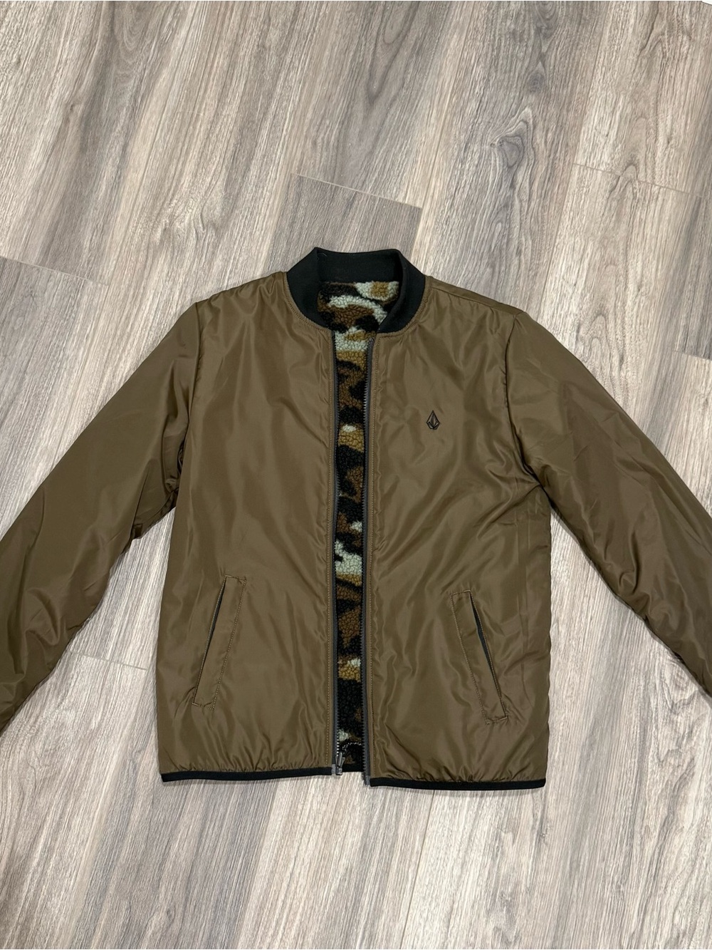 Volcom reversible bomber jacket